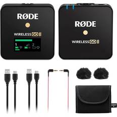 Rode wireless go RØDE Rode Wireless GO II Single Compact Digital Wireless Microphone System/Recorder Bundle with Professional Grade Lapel Microphone