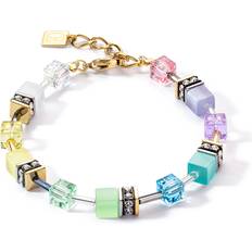 Wood Bracelets Coeur de Lion Classic GEOCUBE Bracelet Multicolour Gentle