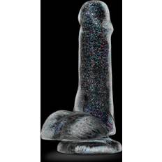 Blush Novelties Sex Toys Blush Novelties Naturally Yours 6 Inch Glitter Cock Sparkling Clear Multi