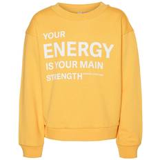 Vero Moda Girl Sweatshirt VmBrenda Golden Cream/Energy Jahre 116 Girl Sweatshirt