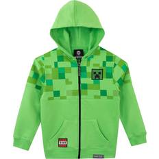 Minecraft kläder Maskerad Minecraft Minecraft Boys' Creeper Hoodie Green