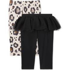 The Children's Place Leopard Children's Clothing The Children's Place The Children's Place Baby Girls' Pack Legging Pants, Black Tutu/Leopard 2-Pack, Preemie