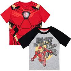 Marvel Children's Clothing Marvel Marvel Avengers Iron Man Little Boys Pack Graphic T-Shirt Red/Gray