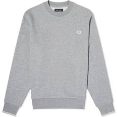 Fred Perry Hombre Suéteres Fred Perry Crew Neck Sweatshirt Men - Grey