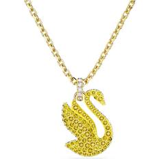 Jaune Colliers Swarovski Collier Femme 5647553 ICONIC SWAN Jaune