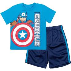 Marvel Other Sets Children's Clothing Marvel Avengers Short Sleeve T-shirt & Shorts Set - Captain America