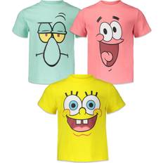 Silver Children's Clothing Nickelodeon Nickelodeon Spongebob Squarepants Little Boys Pack Short Sleeve T-Shirts 5-6