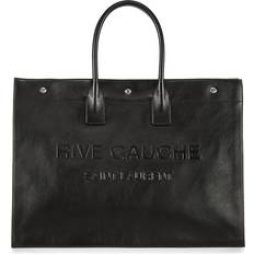 Saint Laurent Tote Bag & Shopper tasker Saint Laurent Noe Logo Embossed Leather Tote Bag - Black