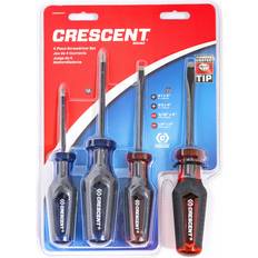 Pan Head Screwdrivers Crescent CGS4PCSET 4 Diamond Tip Pan Head Screwdriver