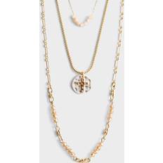 Beige Collares Demdaco Your Journey Prayer Necklace, Champagne