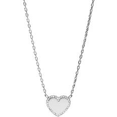 Fossil Necklaces Fossil Women's Silver-Tone Pendant Necklace