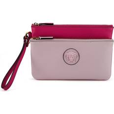 Versace Bags Versace Pink Calf Leather Pouch Bag