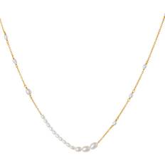 ByBiehl Aura Flow Necklace GP Dam Pärlhalsband NO_SIZE