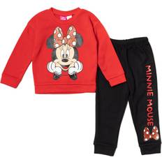 Disney Black Children's Clothing Disney Disney Minnie Mouse Toddler Girls Fleece Pullover Sweatshirt and Pants Set