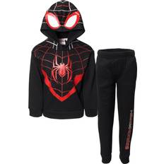 Marvel Children's Clothing Marvel Marvel Spider-Man Miles Morales Little Boys Fleece Pullover Hoodie & Pants Black