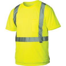 Work Tops on sale Pyramex RTS2110L Class T-Shirt, Large, Hi-Vis Lime