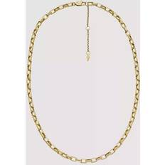 Fossil Necklaces Fossil Women's Archival Core Essentials Gold-Tone Stainless Steel Chain Necklace