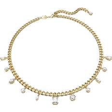 Swarovski Necklaces Swarovski Dextera necklace, Mixed cuts, White, Gold-tone plated