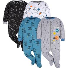 Gerber Baby Boy Sleep n Play Footed Pajamas 4-Pack