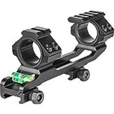 SPINA OPTICS Jakt Scope Mount Dual Ring med Spirit Bubble Level Fit mm Picatinny Rail för taktiska gevär Scope 25.4/30mm