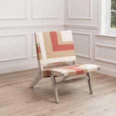 Orange Lounge Chairs Voyage Maison Ballari Geometric Boho Lounge Chair