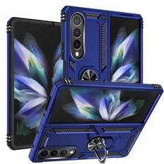 Samsung galaxy z fold4 MTP Products Samsung Galaxy Z Fold4 Hybrid Skal med Metall Stativ Blå