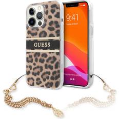 Accesorios para teléfonos móviles Guess PC/TPU Leopard Print And Stripe Phone Case Multi iPhone 13 Pro