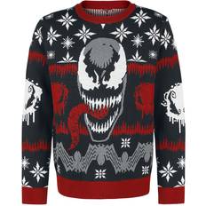 Maglione natalizio - Uomo Maglioni Christmas Jumper di Venom (Marvel) - Face - Multicolore