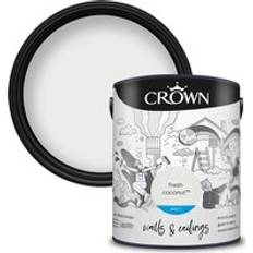 Crown White Paint Crown & Ceilings Matt Fresh Coconut Wall Paint White