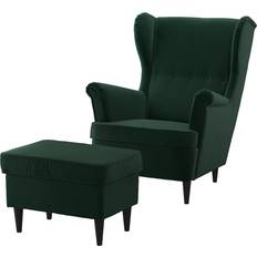 IKEA Lænestole IKEA STRANDMON Dark Green Lænestol 101cm