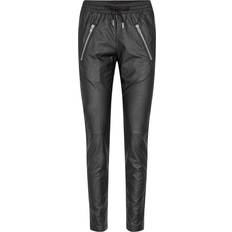 Skin Fatale, Silver RdF Kvinde Læderbukser hos Magasin Black
