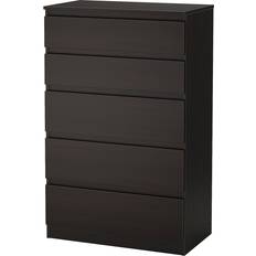 Ikea Kullen Black/Brown Chest of Drawer 70x112cm