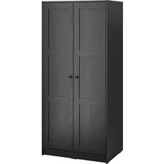 IKEA Rakkestad Black/Brown Garderob 79x176cm