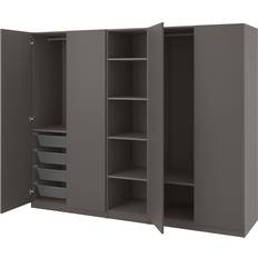 IKEA Pax Forsand Dark Grey Garderob 250x201cm