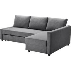 IKEA FRIHETEN Dark Grey Soffa 230cm 3-sits