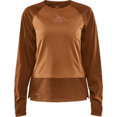 Craft ADV Trail Wool Wind LS Tee W - Brown