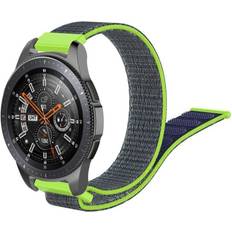 Samsung Nylon Klockarmband Samsung Galaxy Watch 46 mm Nylon Band Blue