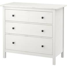Vita Byråer IKEA Hemnes Stained White Byrå 108x96cm