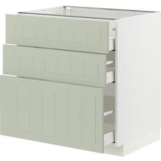 IKEA Metod Maximera White/Stensund Light Green Byrå 80x88cm