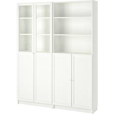 IKEA BILLY/OXBERG White Bokhylla 202cm