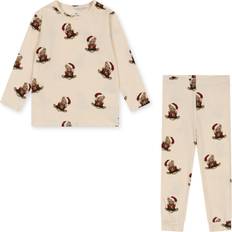 Konges Sløjd Basic Blouse/Pants Set - Christmas Teddy