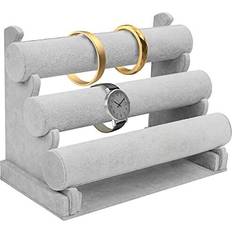 Jewellery Stands tier velvet bangle watch bracelet and jewellery display stand organiser rack