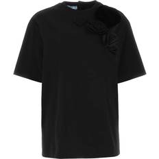 Bekleidung Prada Black Cotton T-Shirt