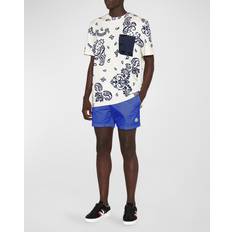 Moncler Men Swimming Trunks Moncler Swim Shorts Night Blue