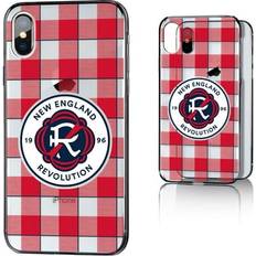 Keyscaper New England Revolution Plaid Clear iPhone X/XS Case