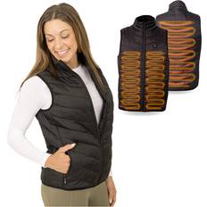 5XL - Women Vests BraceAbility Heated Vest Plus Men and Women's Insulated Warmth Jacket Black