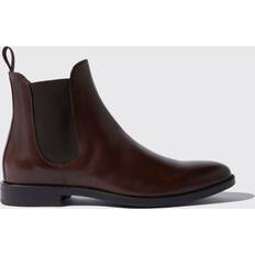 Canvas Chelsea Boots Scarosso Giacomo boots brown_calf