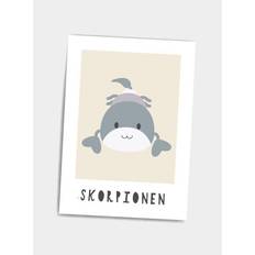 Dialægt Brugskunst Dialægt Børneplakat Stjernetegn A5
