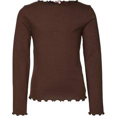 Vero Moda Regular Fit Round Neck Frilled Cuffs T-shirt