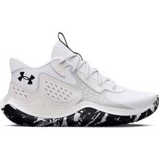 Foam Basketball Shoes Under Armour Jet '23 - White/Halo Gray